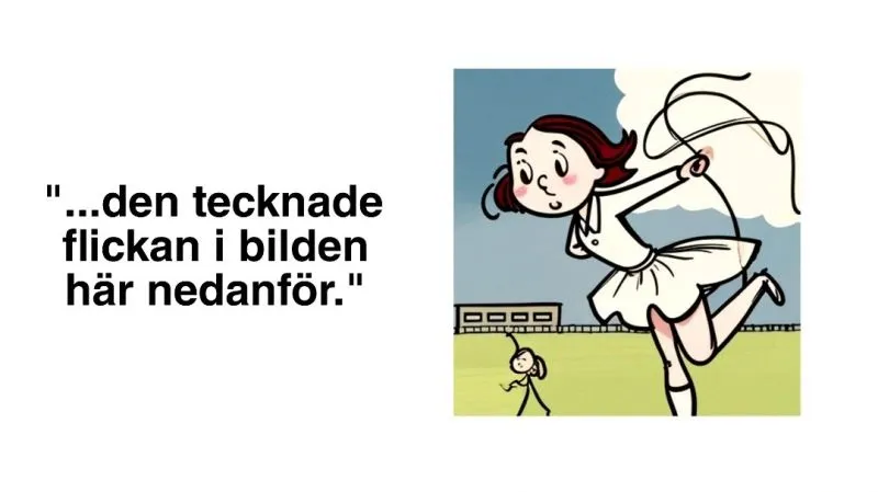 Relationer till objekt skapar mindre hållbar text